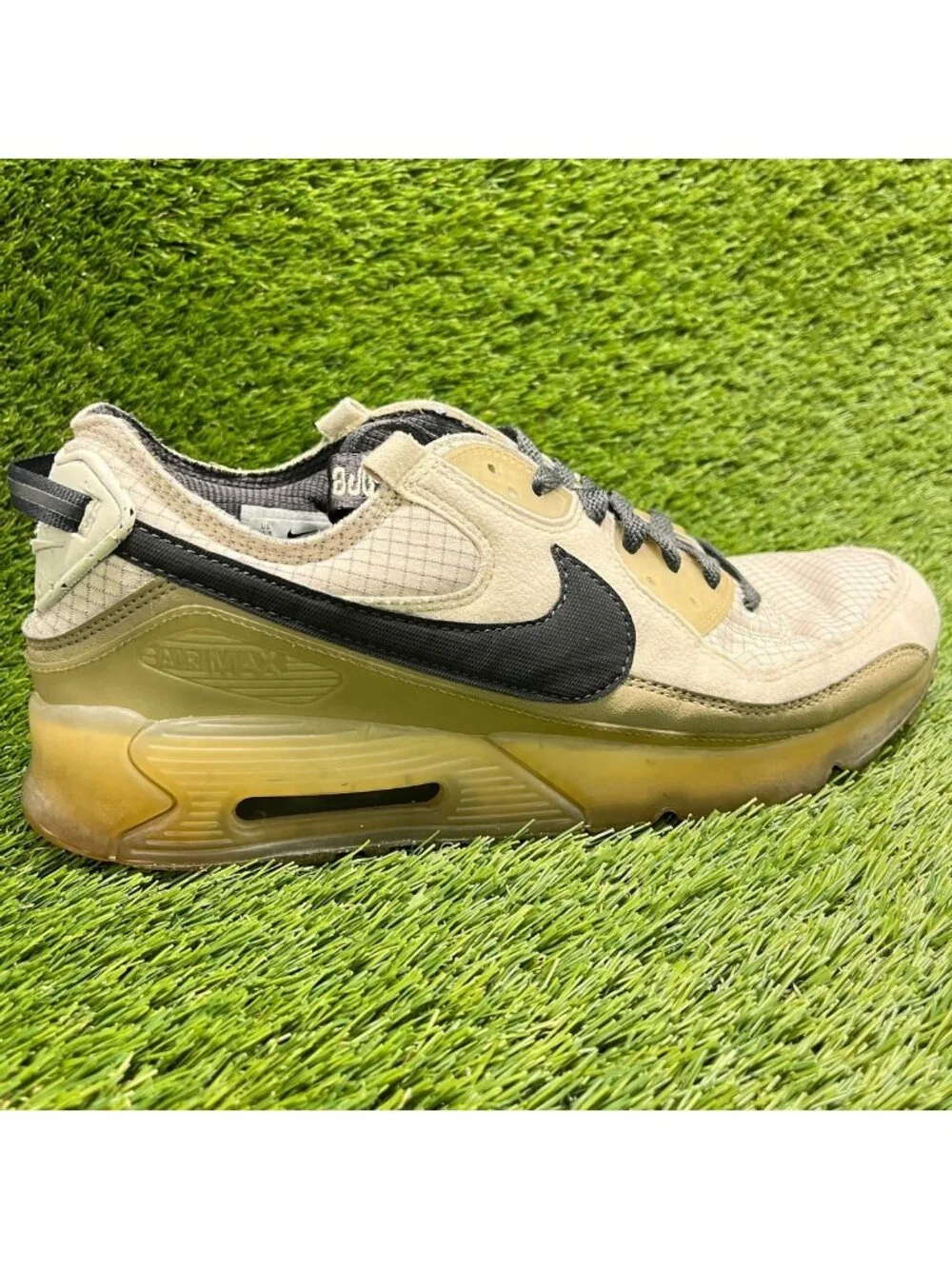 Nike Air Max Terrascape 90 Mens Size 11.5 Beige Athletic Running Shoes Sneakers